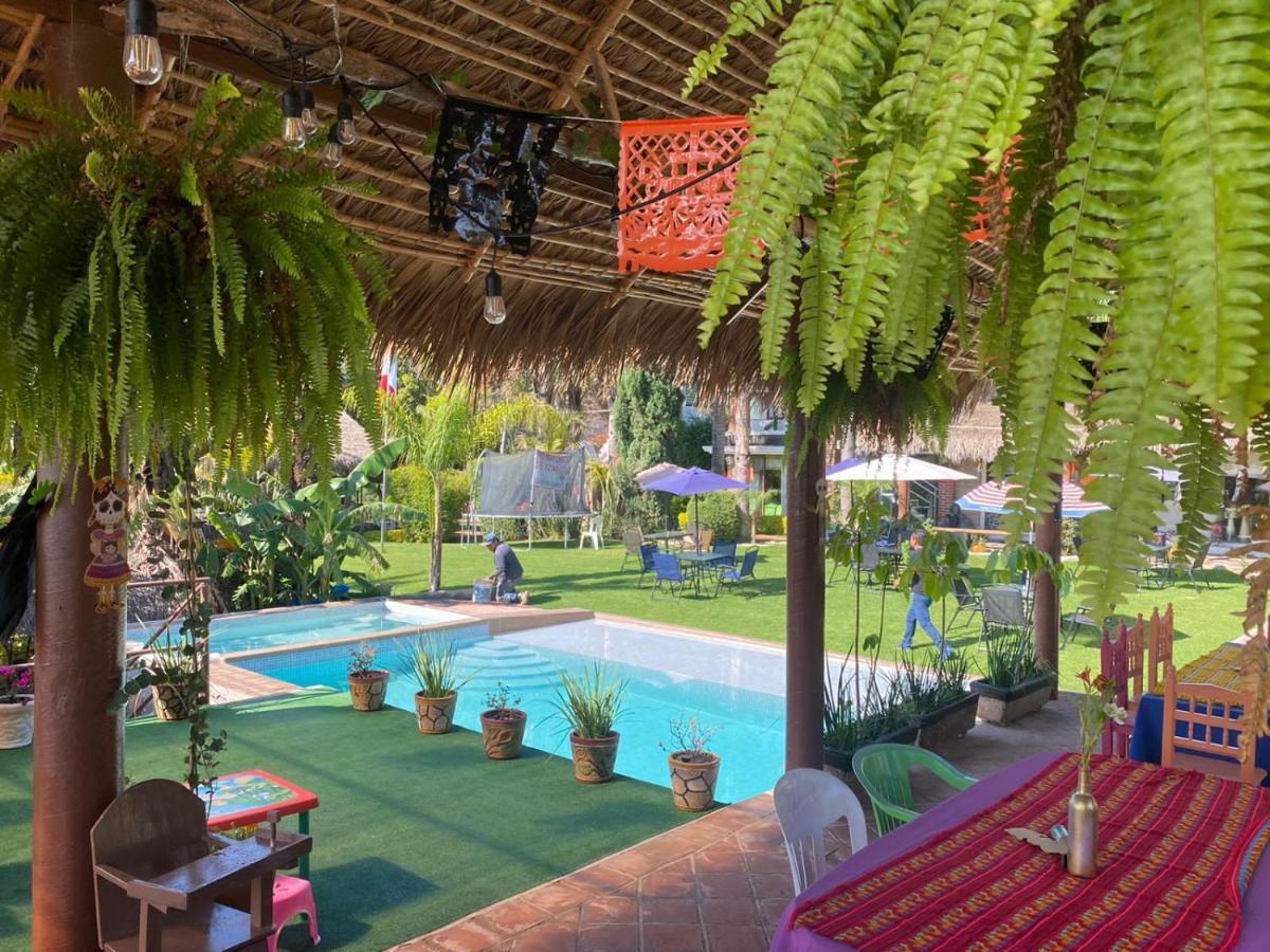 Jardin Quinta Las Fuentes Cabanas, Valsequillo. Puebla Dış mekan fotoğraf